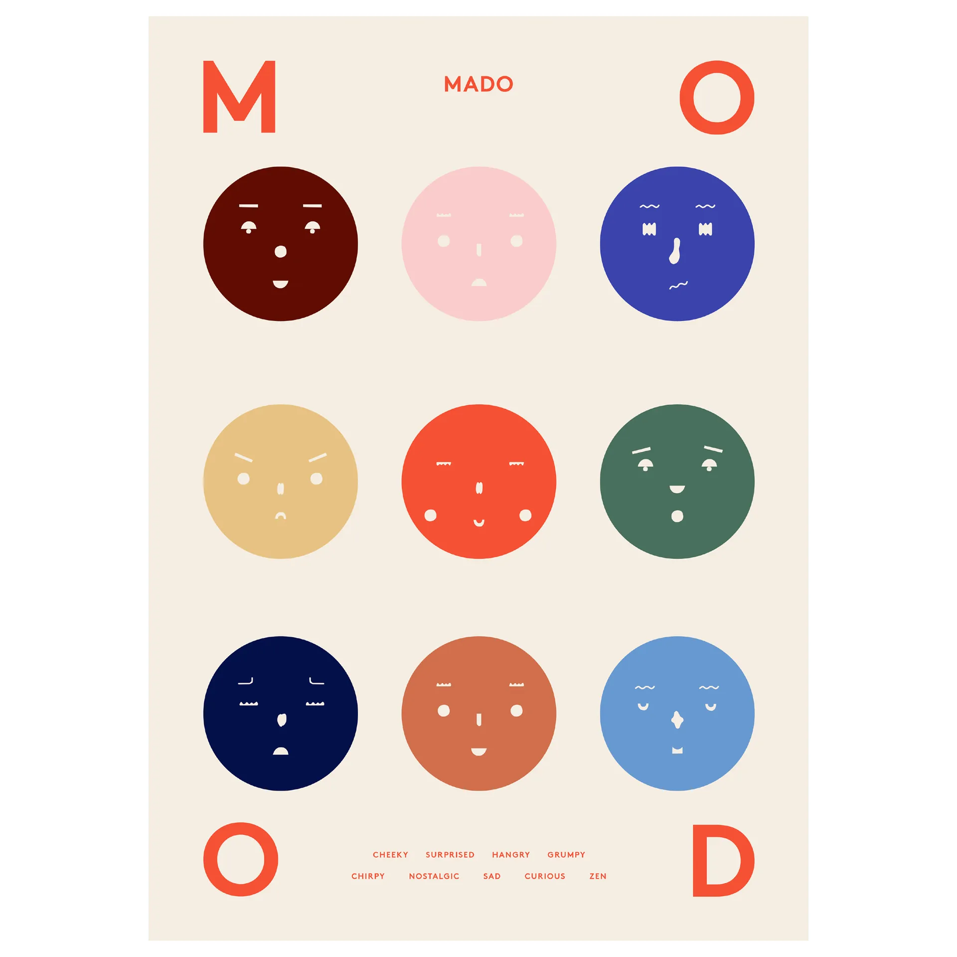 Paper Collective Poster 9 Moods cm