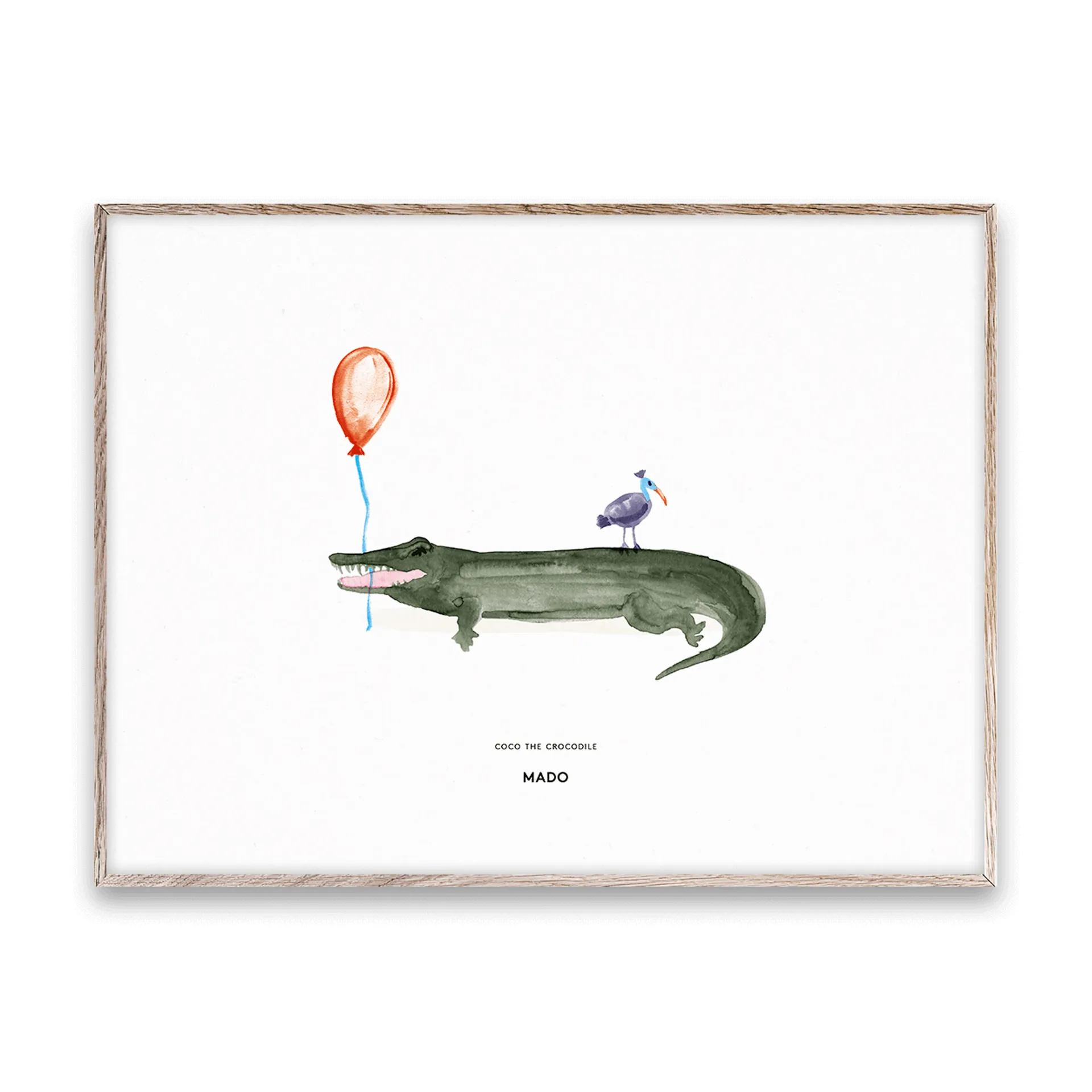 Paper Collective Poster Coco the Crocodile cm