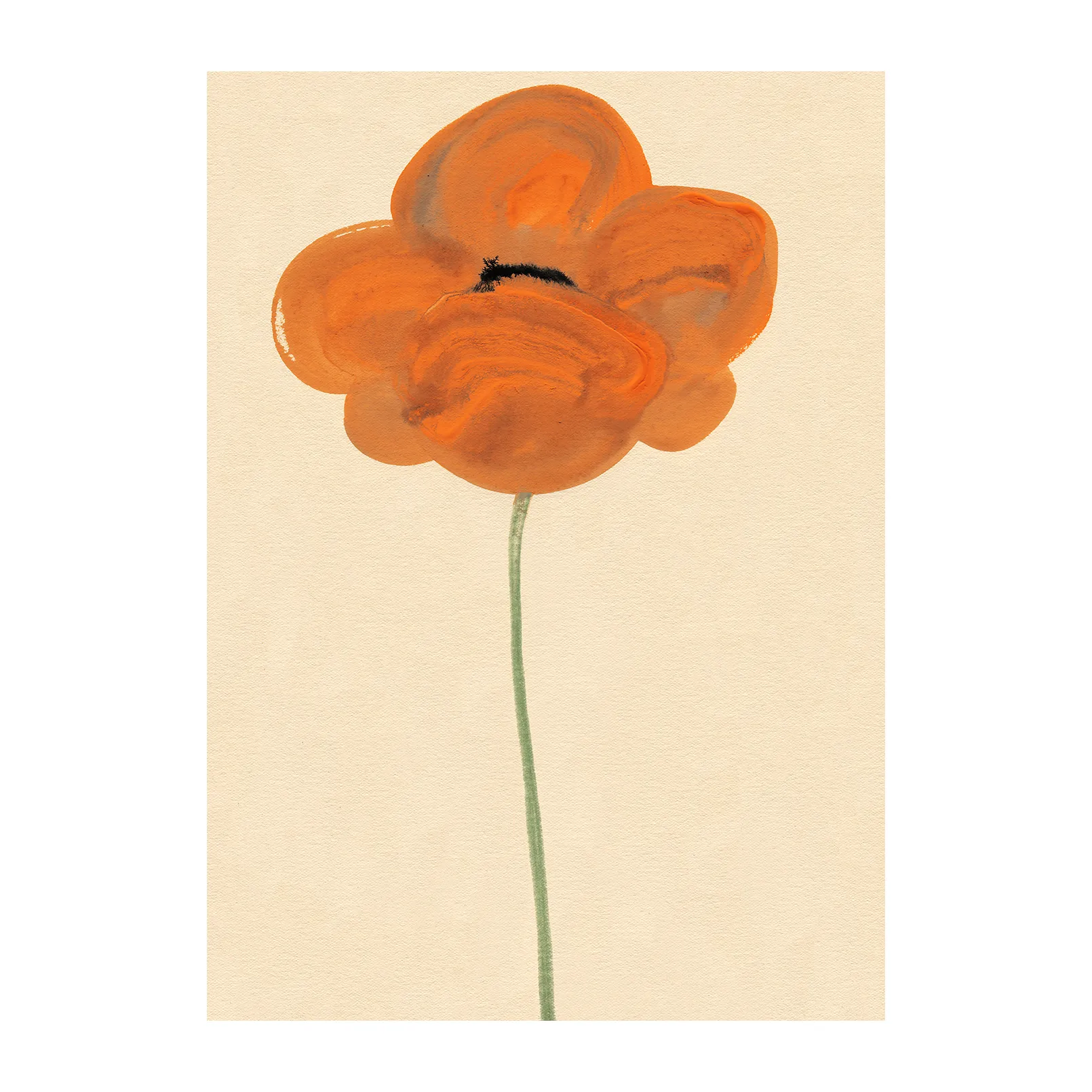 Paper Collective Poster Orange Vallmo cm
