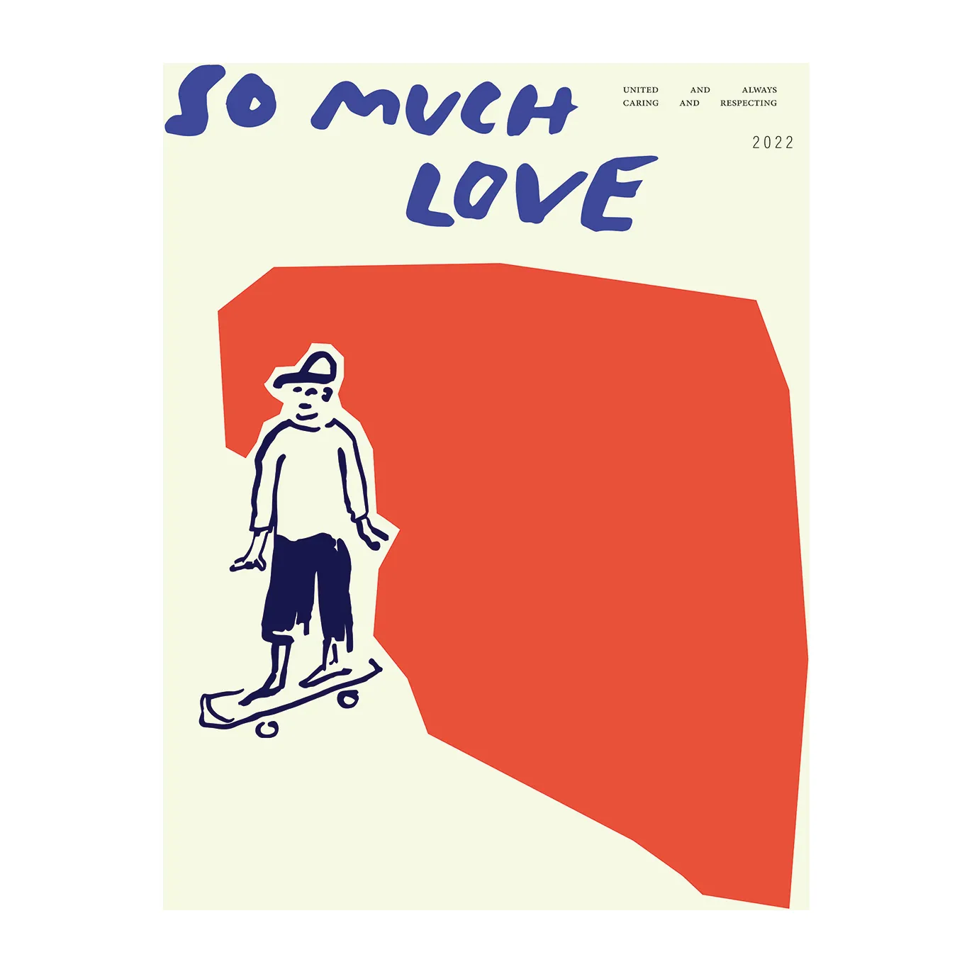 Paper Collective Poster So Much Love Skateboard cm