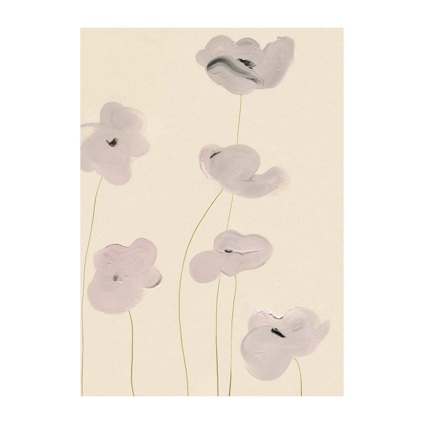 Paper Collective Poster White Vallmo cm