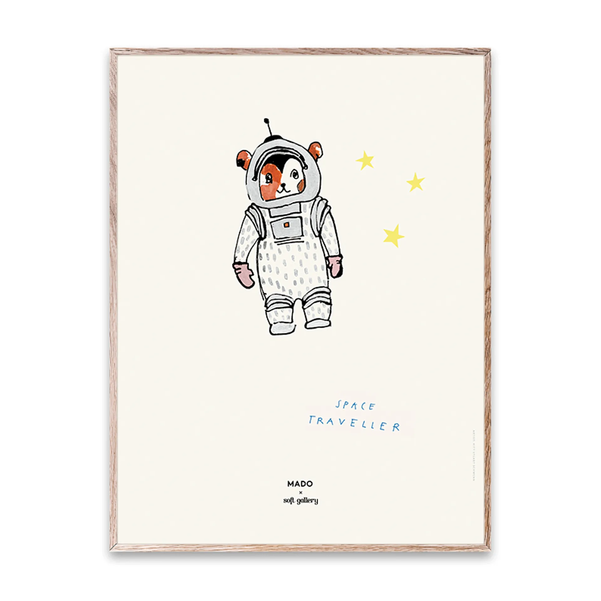 Paper Collective Space Traveller plakat 30x40 cm
