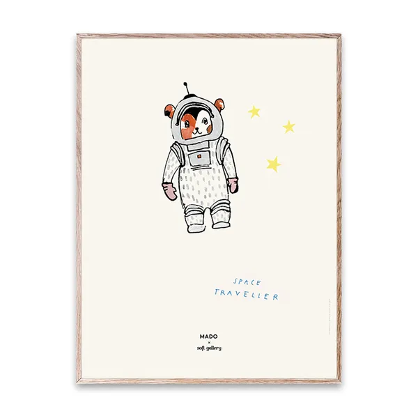 Space Traveller poster, 30x40 cm