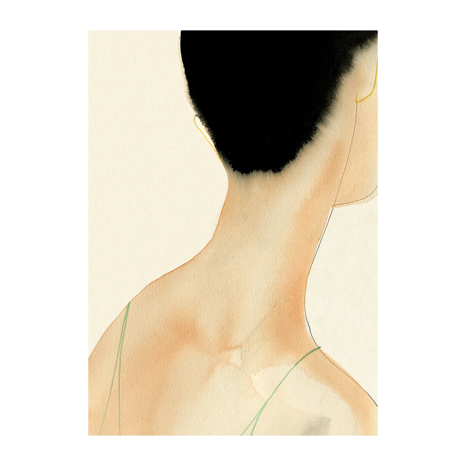 Paper Collective The Green Camisole plakat 30x40 cm billede