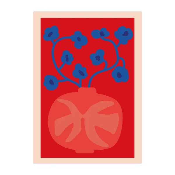 The Red Vase poster, 30x40 cm