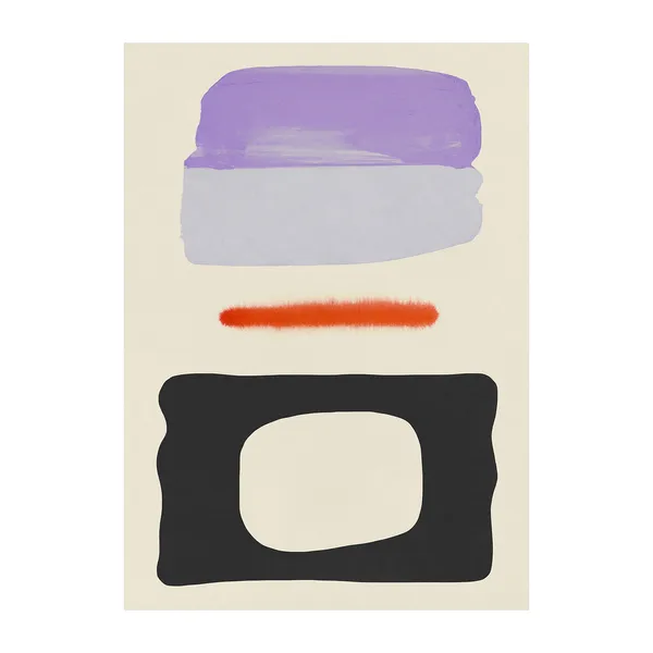 Three Shapes poster, 30x40 cm