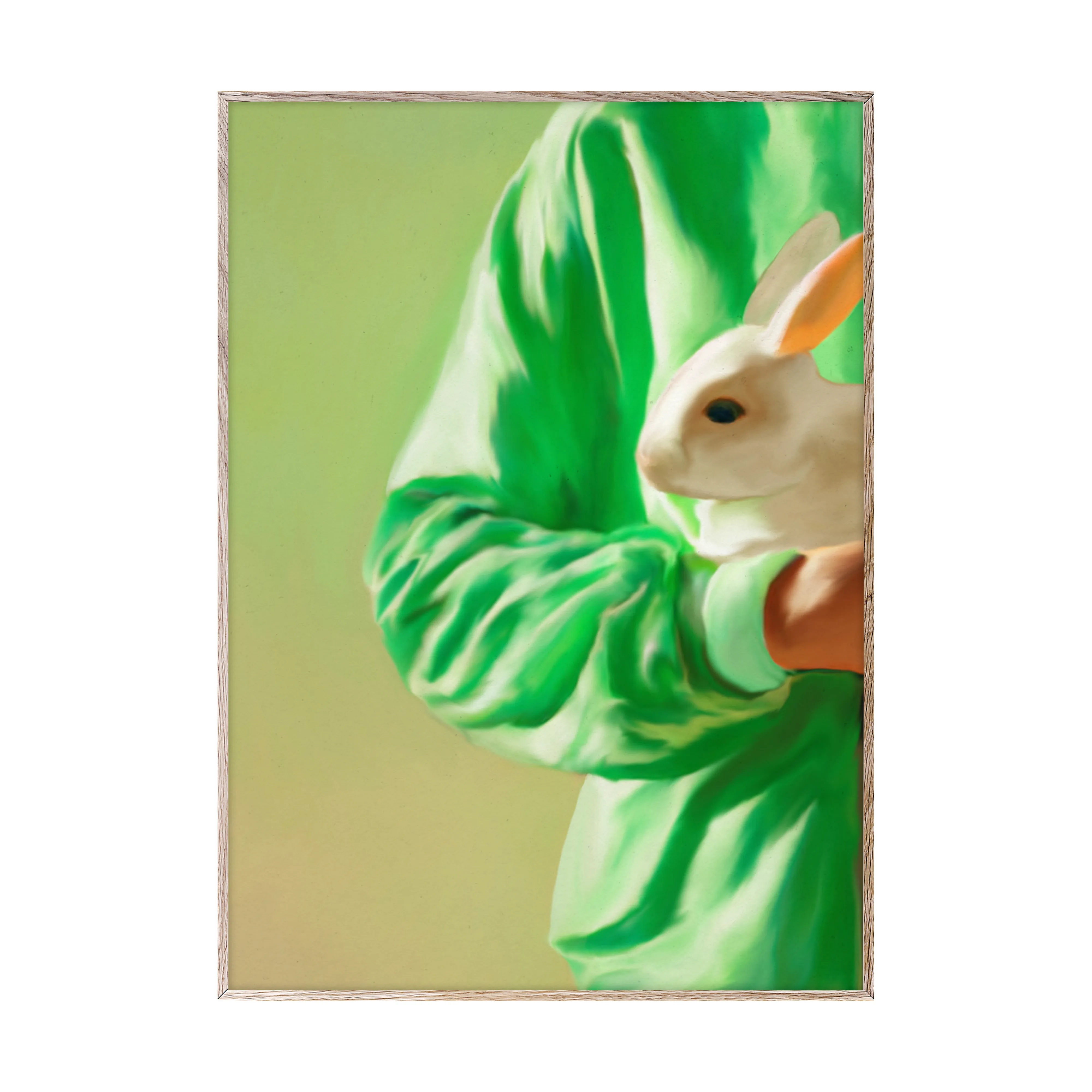 Dev Rabbit White Rabbit poster from Paper Collective - NordicNest.com