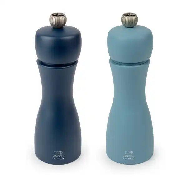 Tahiti set Air salt- och pepparkvarn 15 cm, Night & azur
