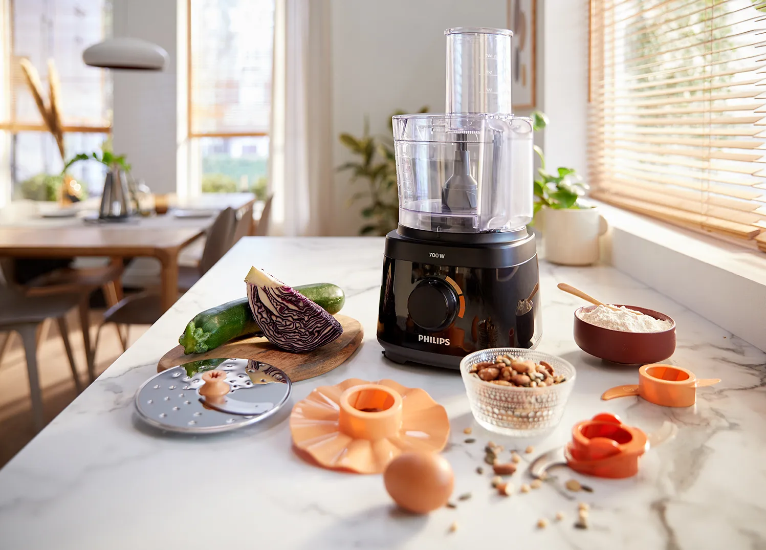 Daily food processor HR7320/00 1.5 L - Philips | KitchenTime
