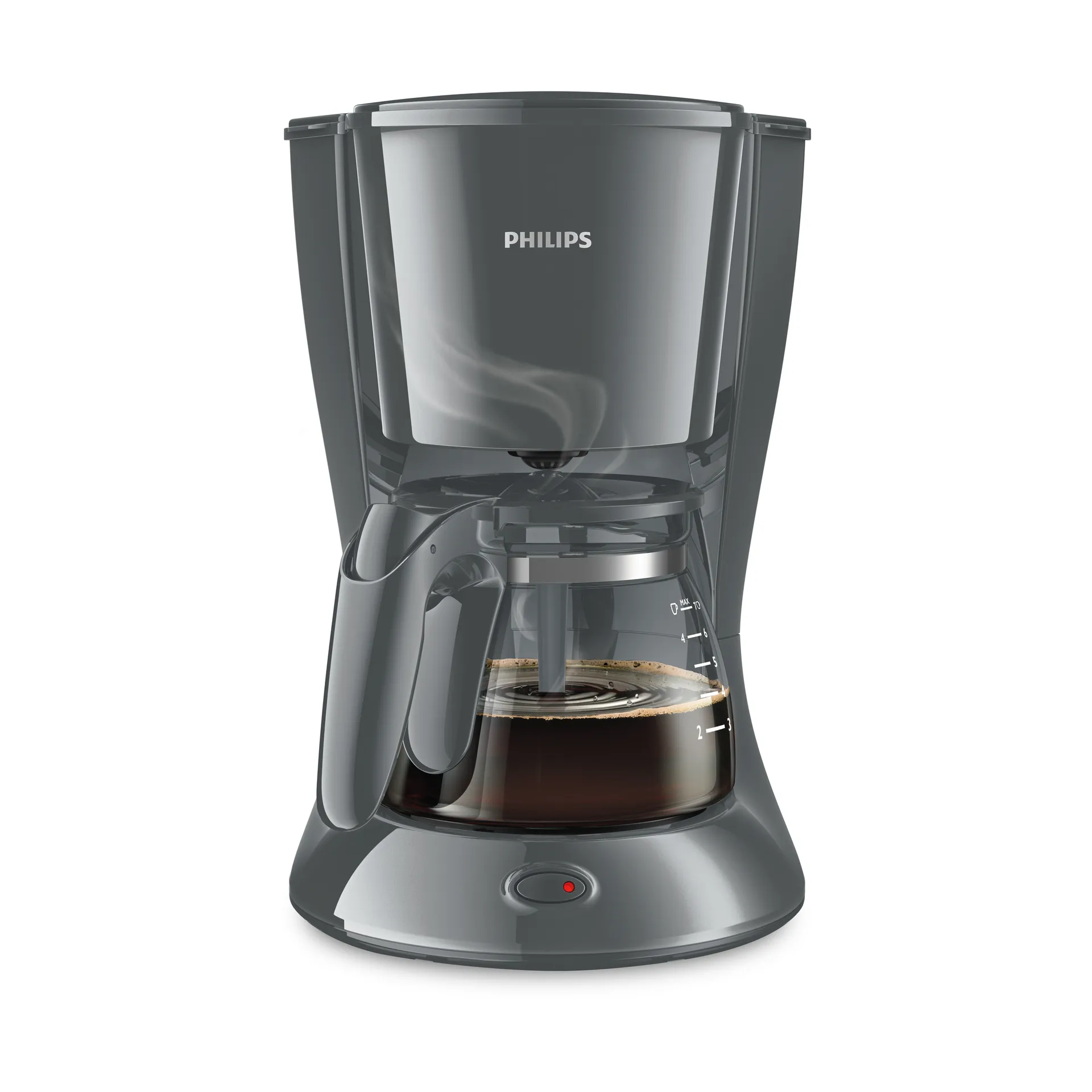 Philips Daily kaffemaskine mini glas HD7432/10 Grey