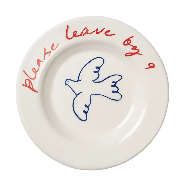 Bird Tapas tallrik, Blue, 15cm