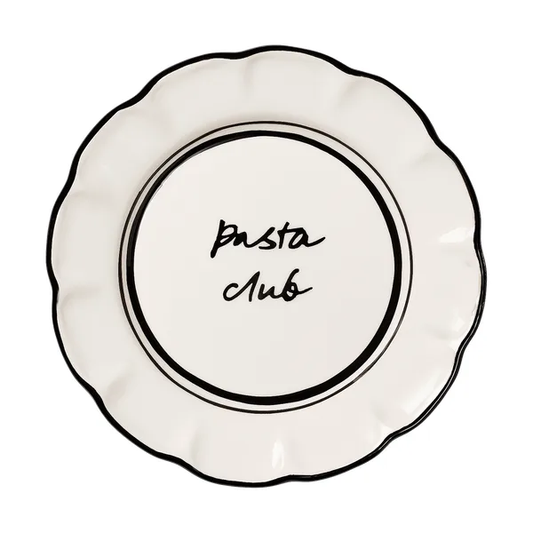 Bistro salladstallrik, Black, 21,5 cm