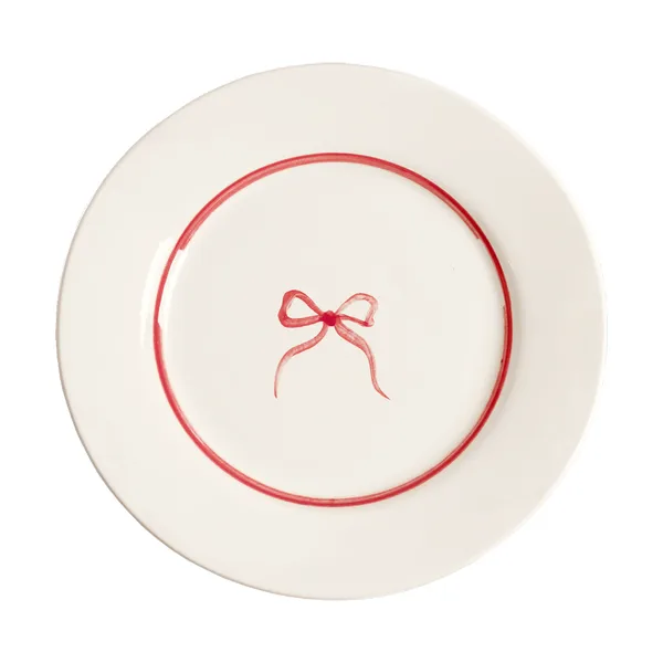 Bow salladstallrik, Dark Pink, 22 cm