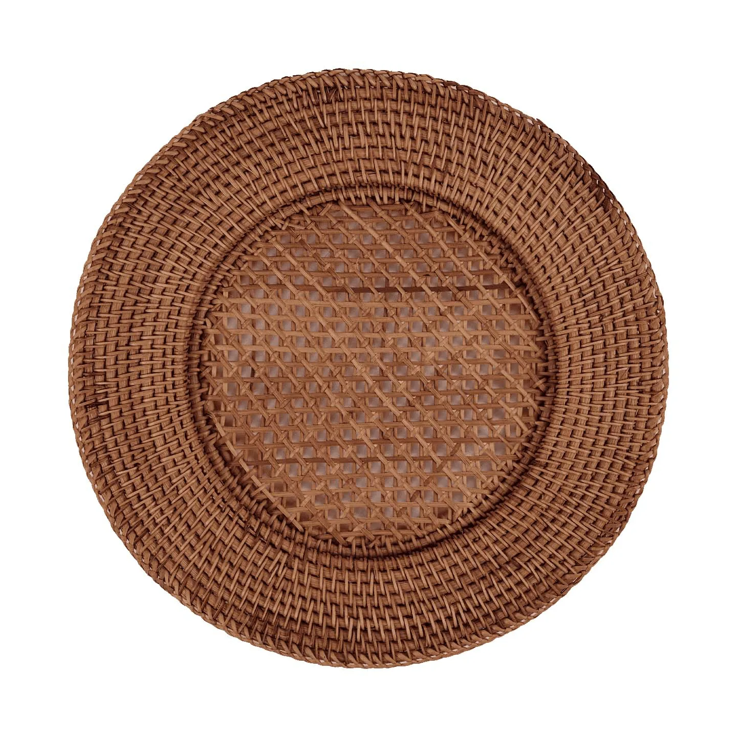 Pick a Poppy Classic Rattan bordskåner Dark Brown, 33 cm