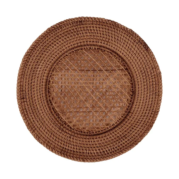 Classic Rattan bordstablett, Dark Brown, 33 cm