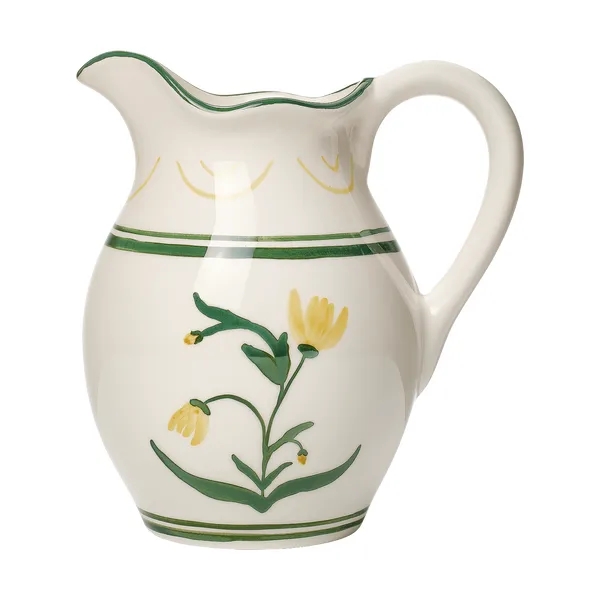 Cottage Flower kanna, Yellow, 20x10 cm