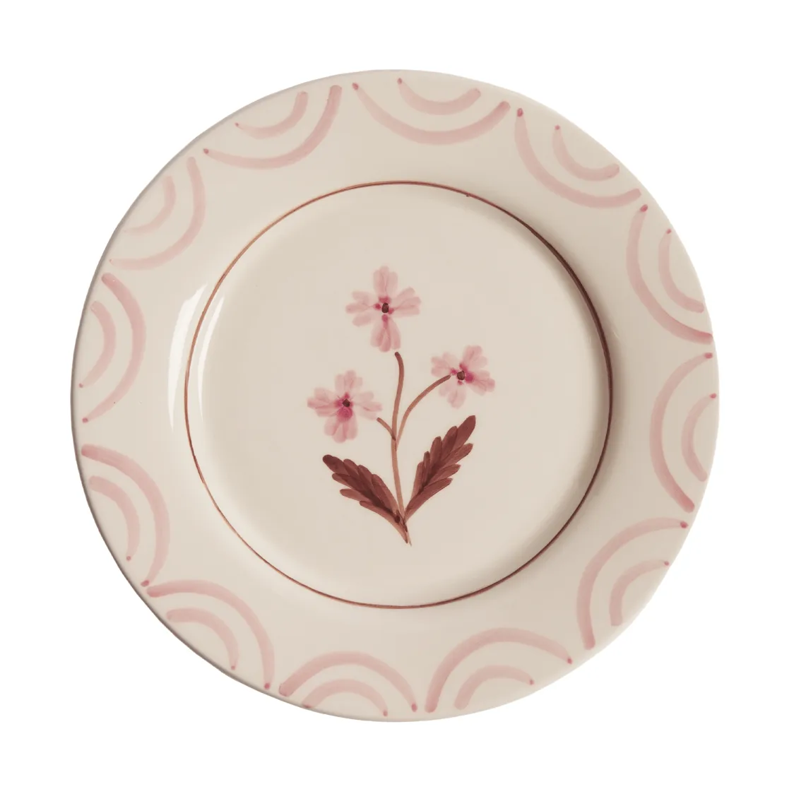 Pick a Poppy Cottage Flower tallerken Light Pink, 28 cm