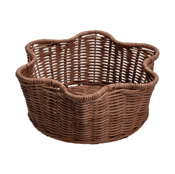 Rattan Round korg, Dark brown, 23 cm