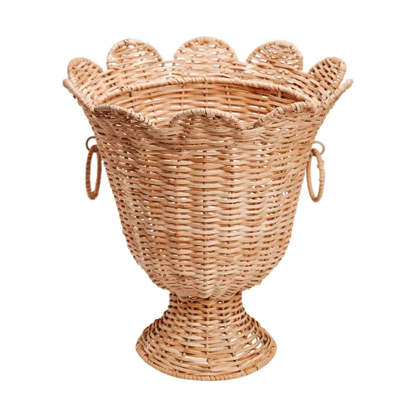 Scallop Rattan vas, Natural, 30x31 cm