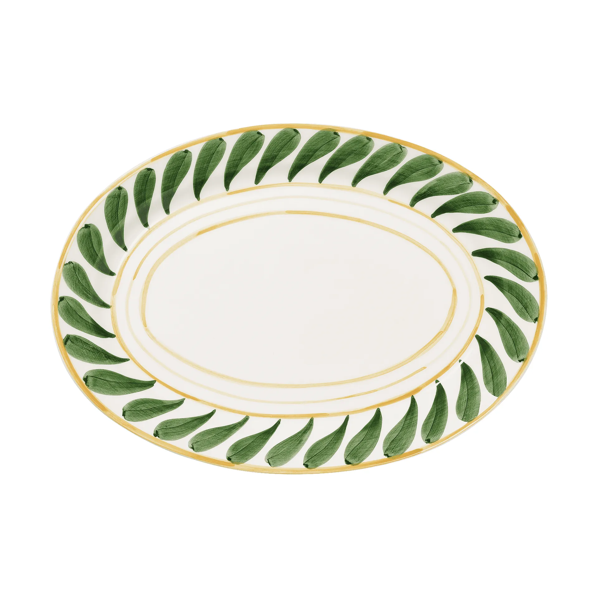 Pick a Poppy Swirl serveringsfad Green, 32 cm