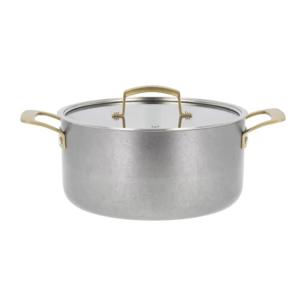 Durance gryta med lock 5 l, Rostfritt stål