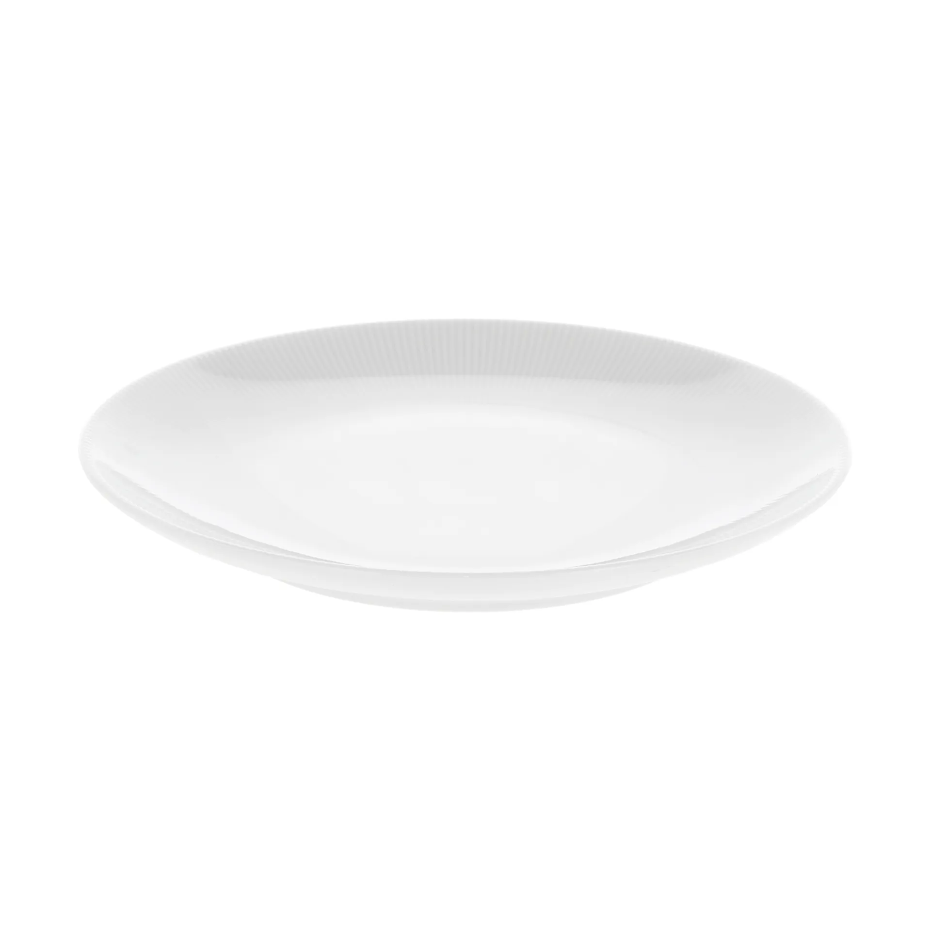 Pillivuyt - Eventail Tallerken flad Dia 21 cm Hvid