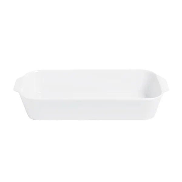 Pillivuyt stekfat djupt vit, 32x17 cm