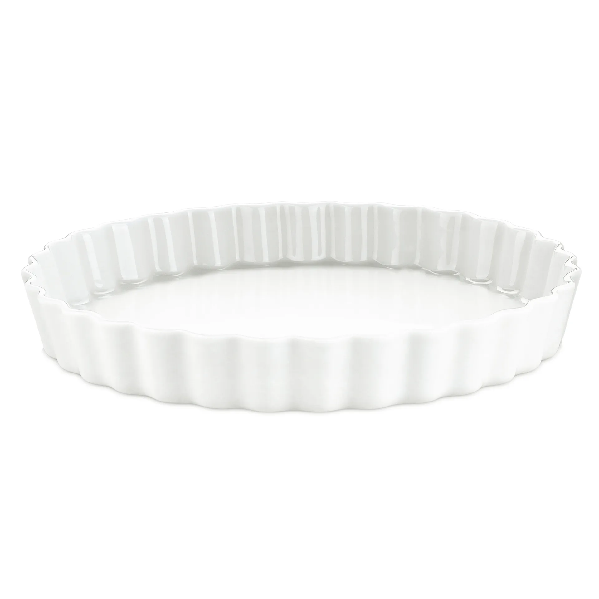 Pillivuyt Pillivuyt tærteform, rund, hvid Ø 29 cm