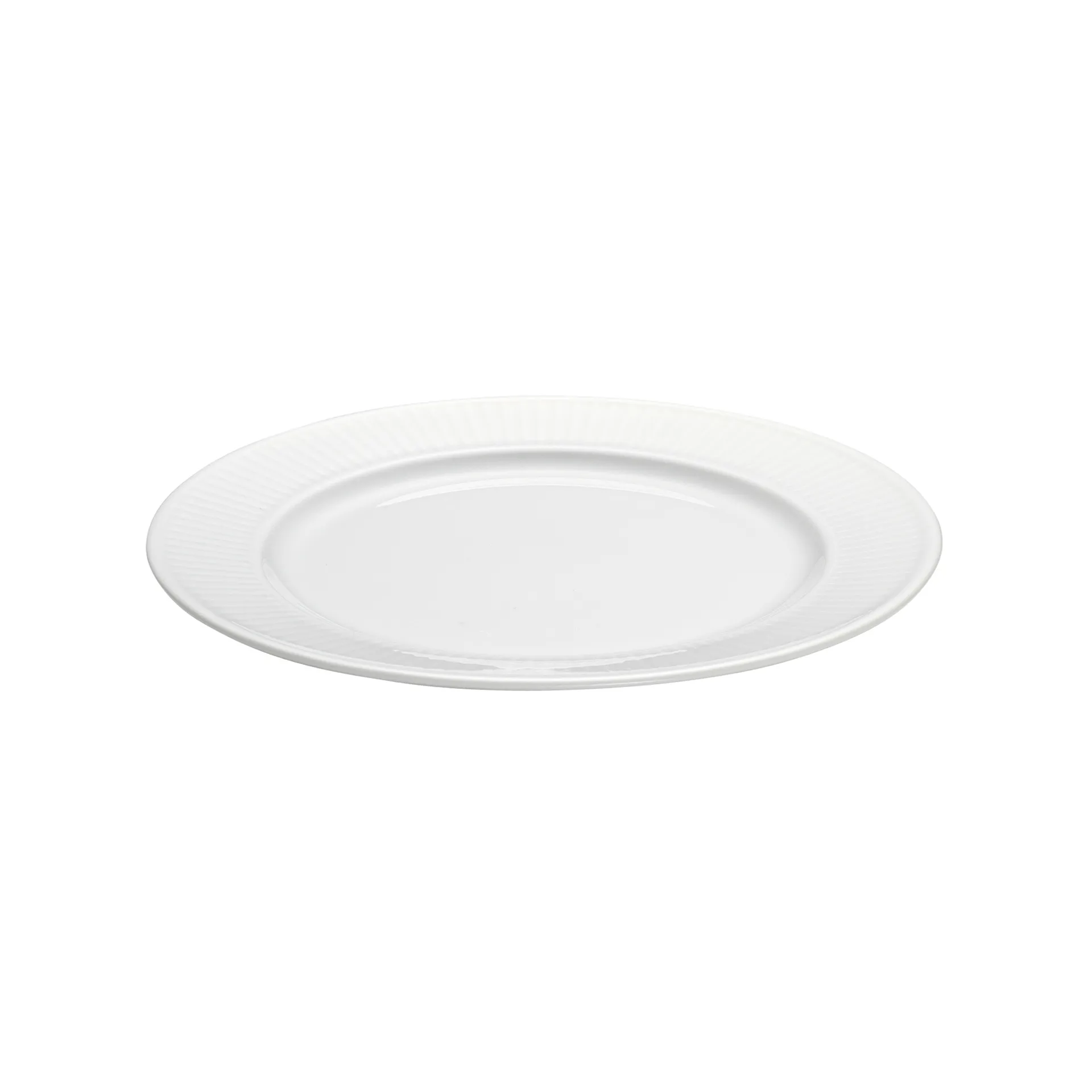 Pillivuyt - Plissé Tallerken flad Dia 17 cm Hvid