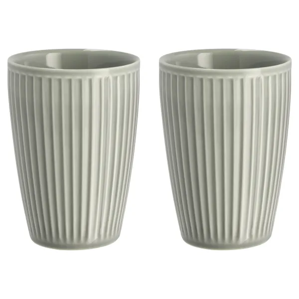 Plissé Termosmugg 25 cl 2-pack, Arctic ice