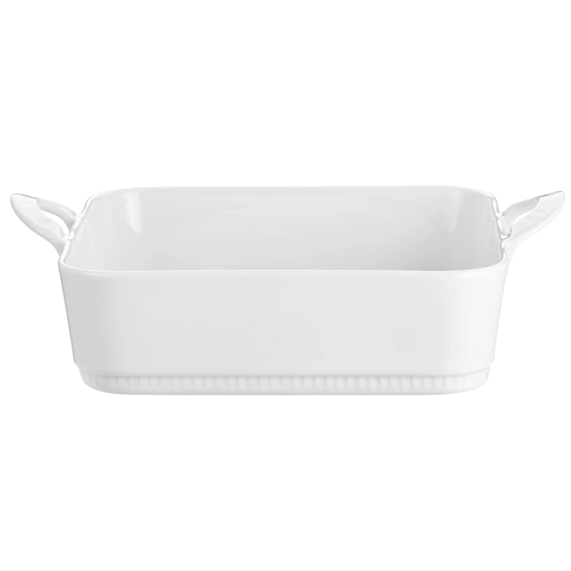 Pillivuyt - Toulouse Kvadratfad 27 x 27 x 6 cm 3 liter Hvid