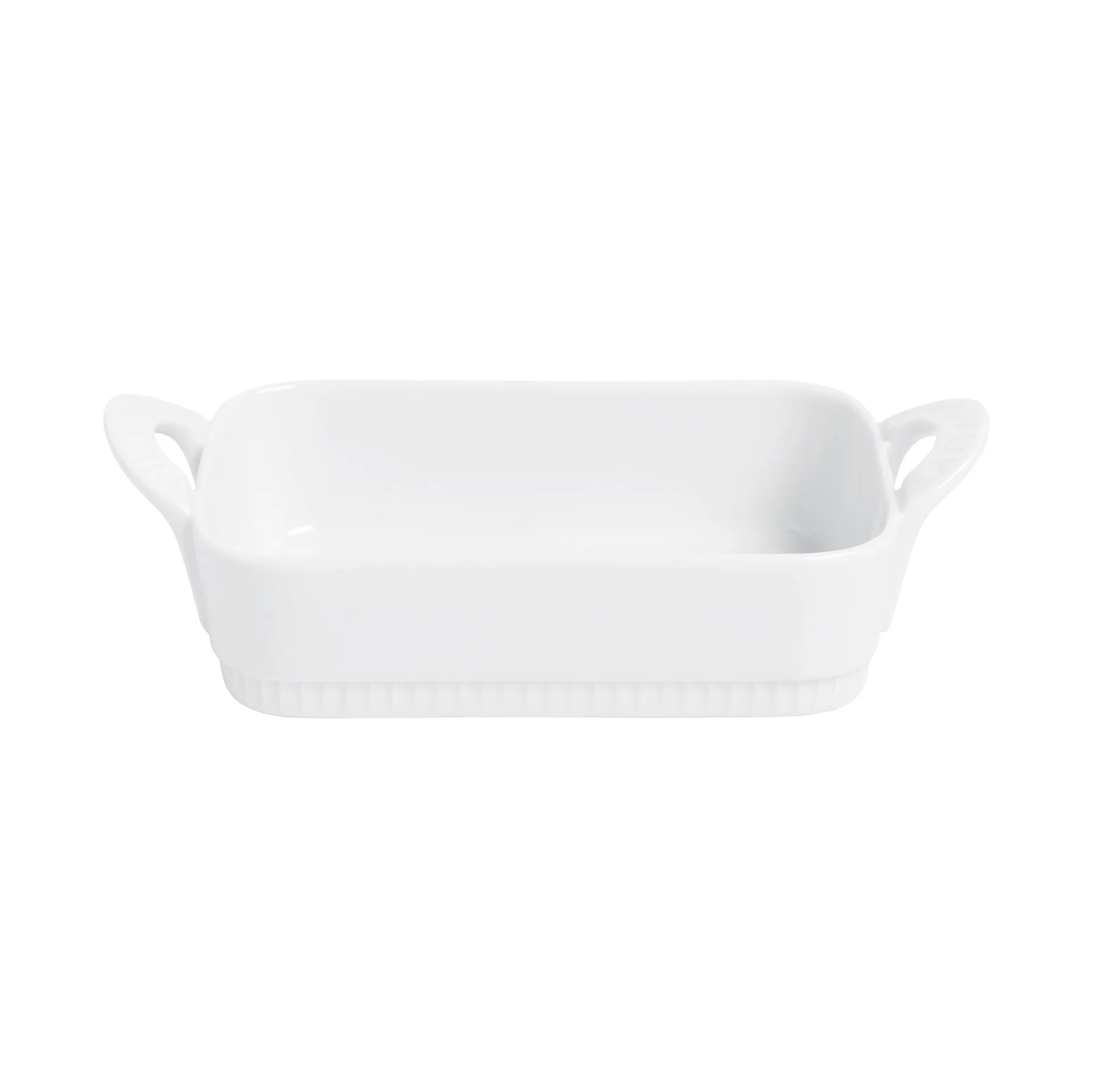 Pillivuyt - Toulouse Fad rektangulært 16 x 11 cm 40 cl Hvid