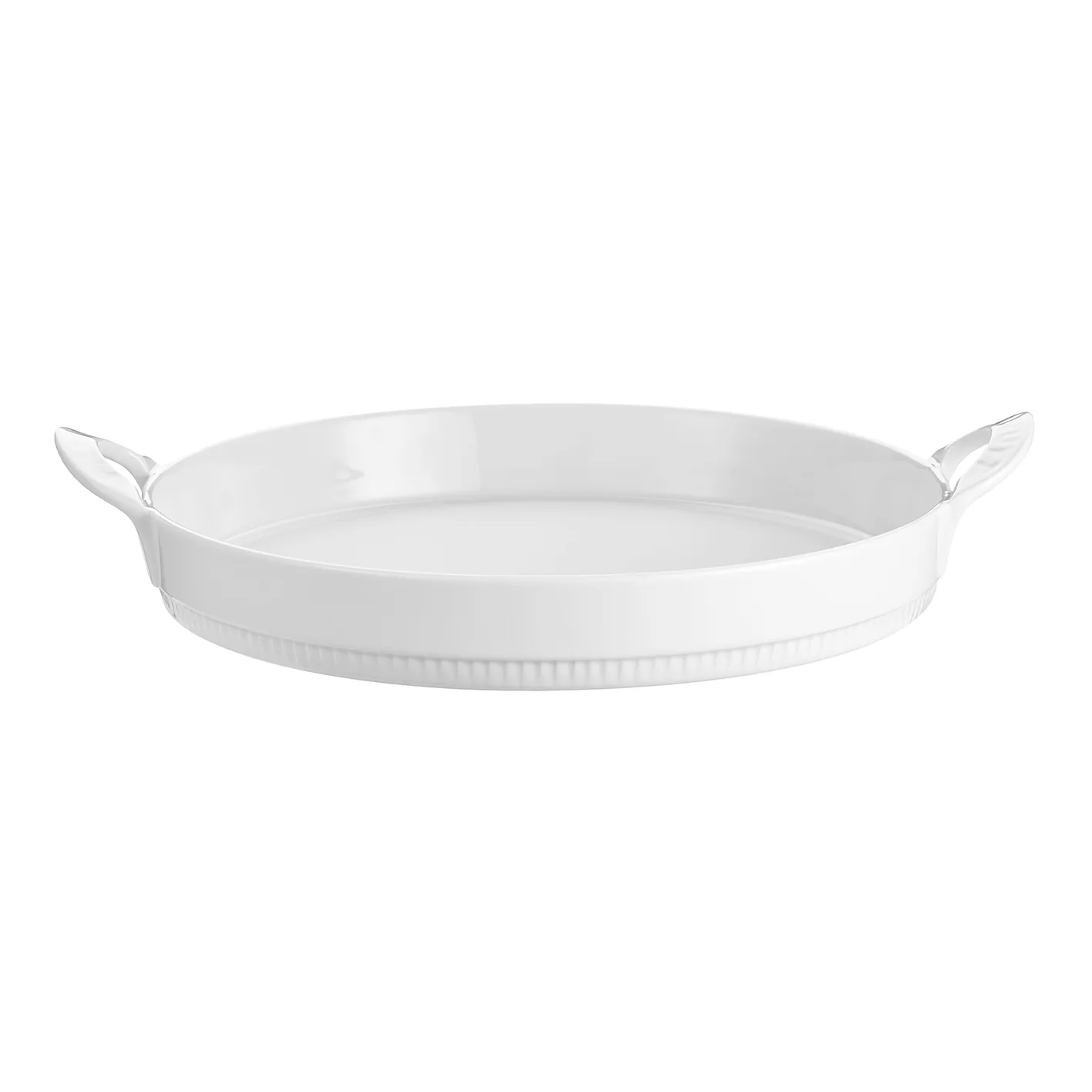 Pillivuyt - Toulouse Fad rundt Dia 27 x 4 cm 1,4 liter Hvid