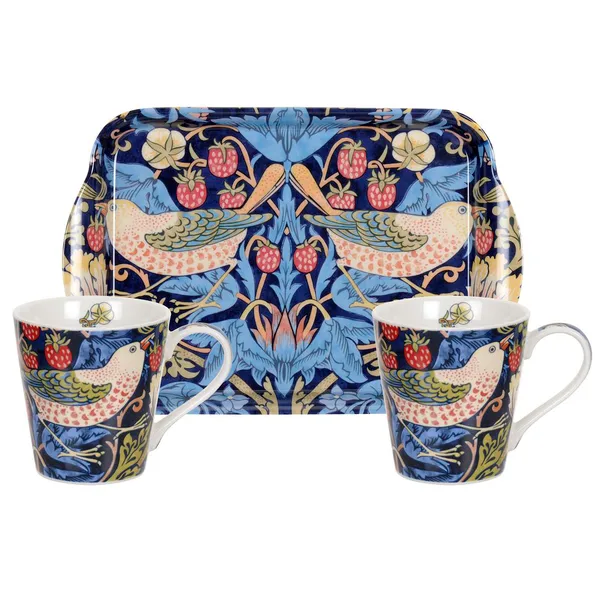 Strawberry Thief mugg och brickset