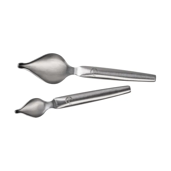 Plate-it dekorationsskedar, Rostfritt stål, 2-pack