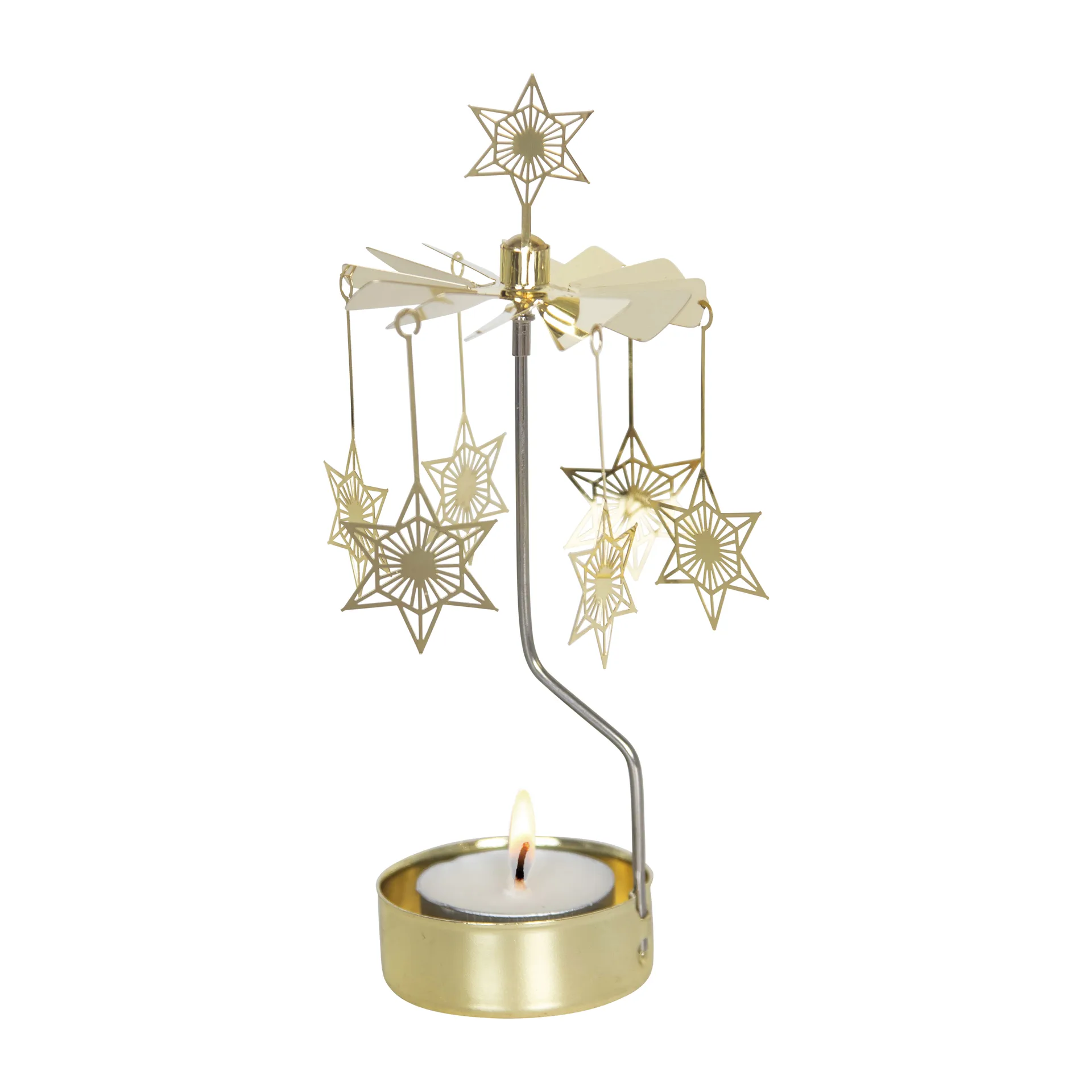 Pluto Design Art Deco stjerne englespil Guld