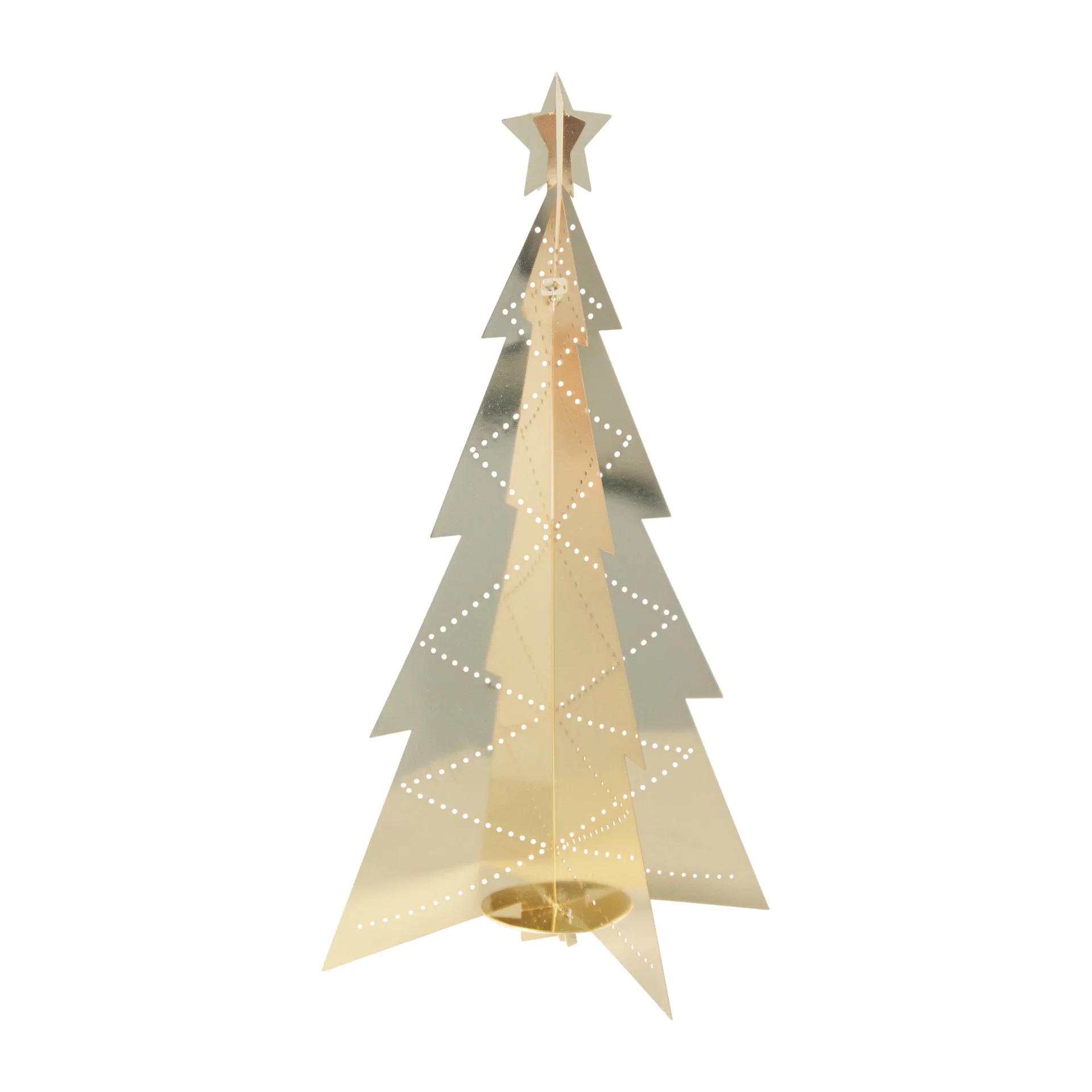 Pluto Design Bordjuletræ stor 19 cm Guld