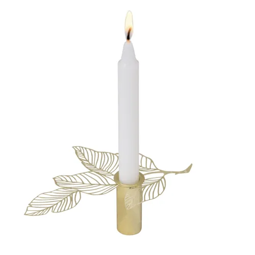 Pluto Design Bougeoir Hassel Petit 3 cm Doré