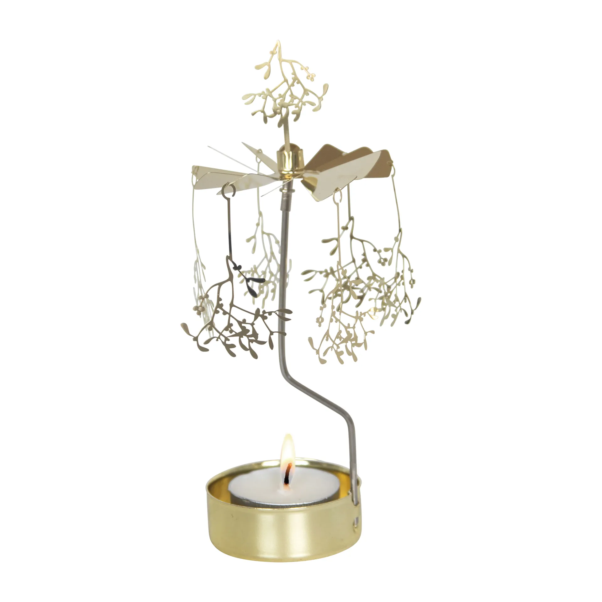 Pluto Design Bougeoir rotatif Houx de Noël