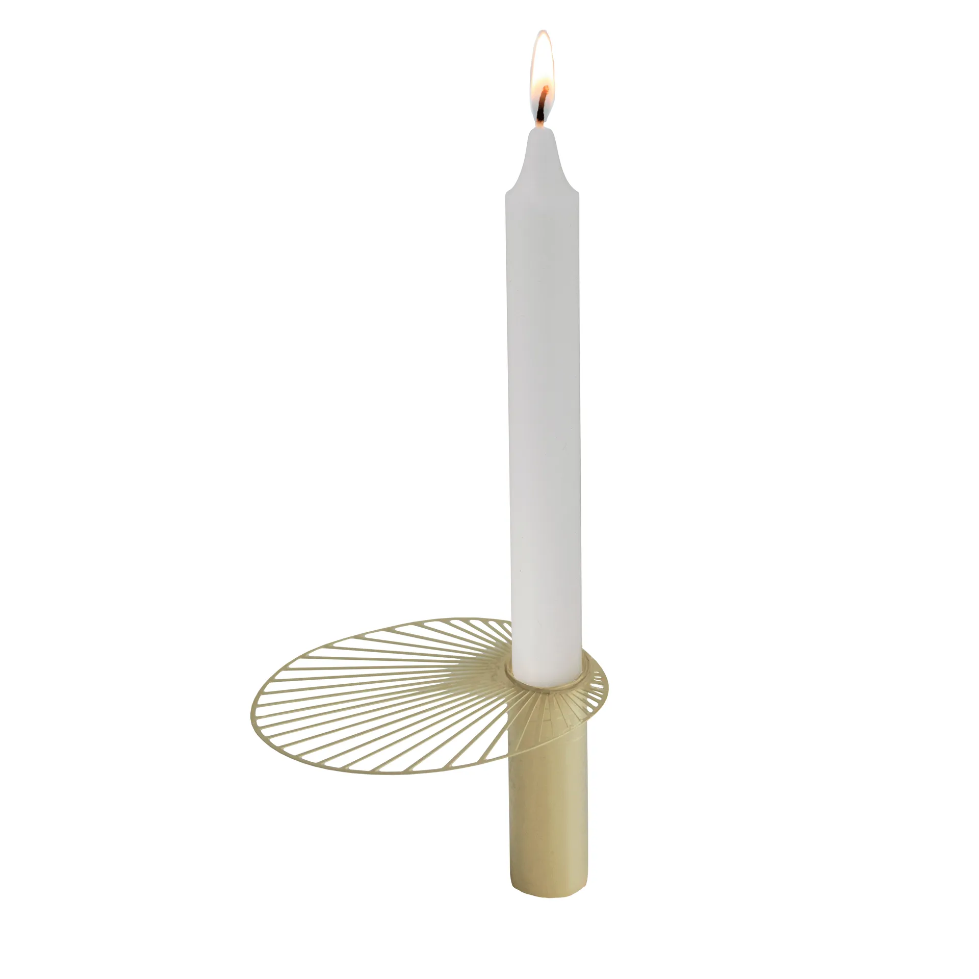 Pluto Design Bougeoir Sun grand 9 cm Doré
