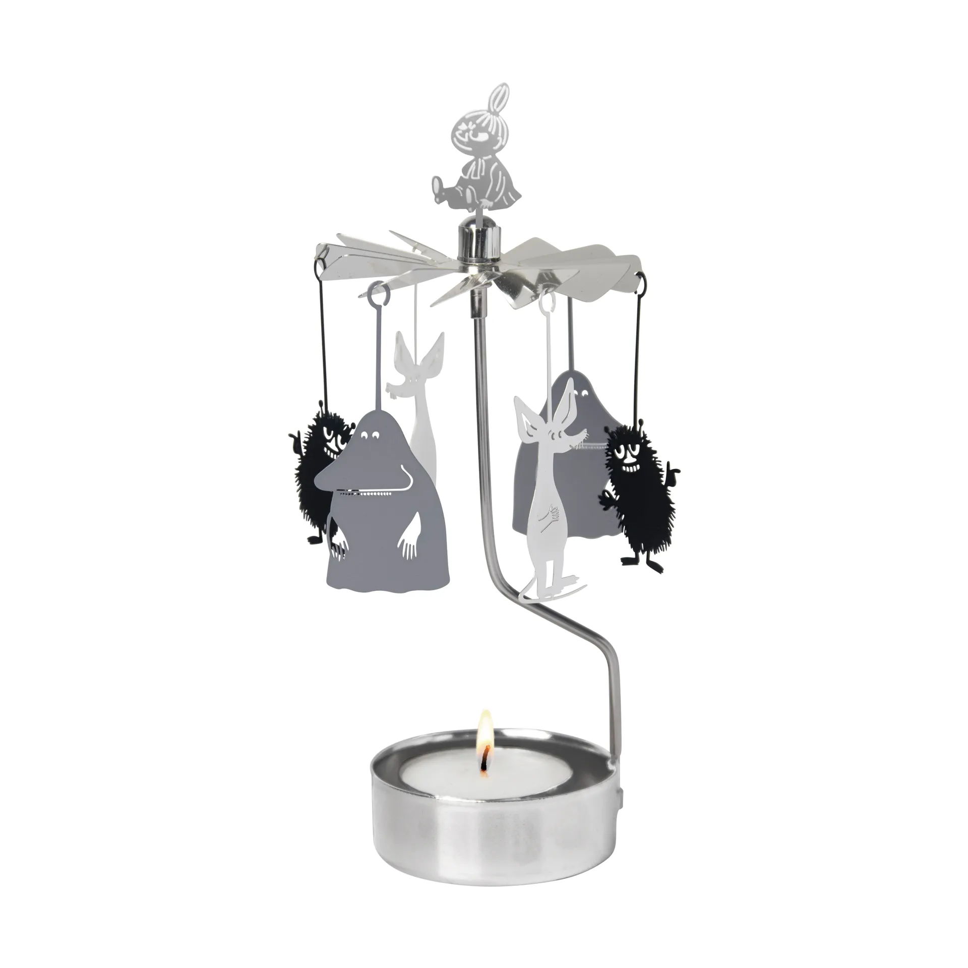 Pluto Design Carillon d'anges Mumin buddies Métal argenté