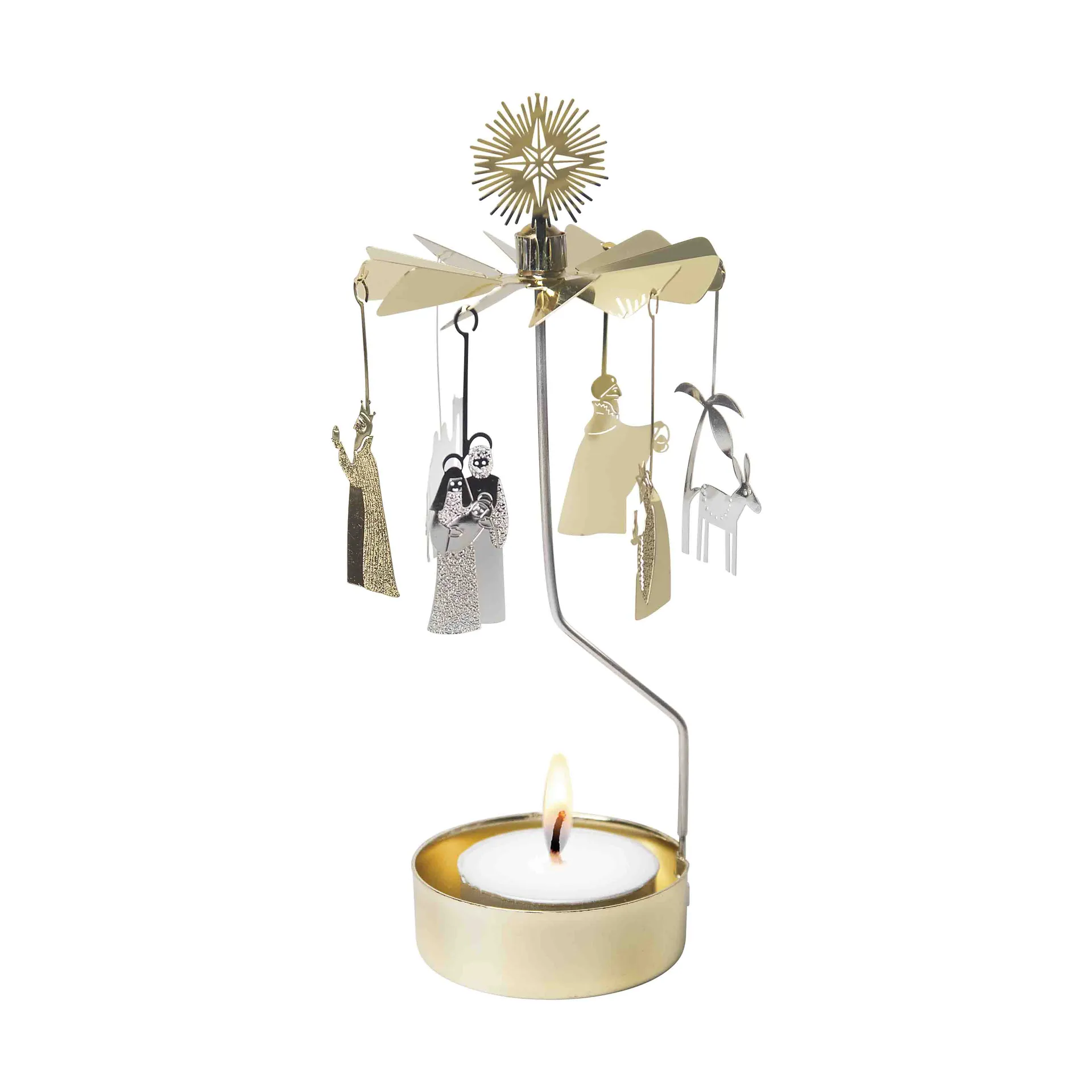 Pluto Design Carrousel à bougies Star of Bethlehem Or