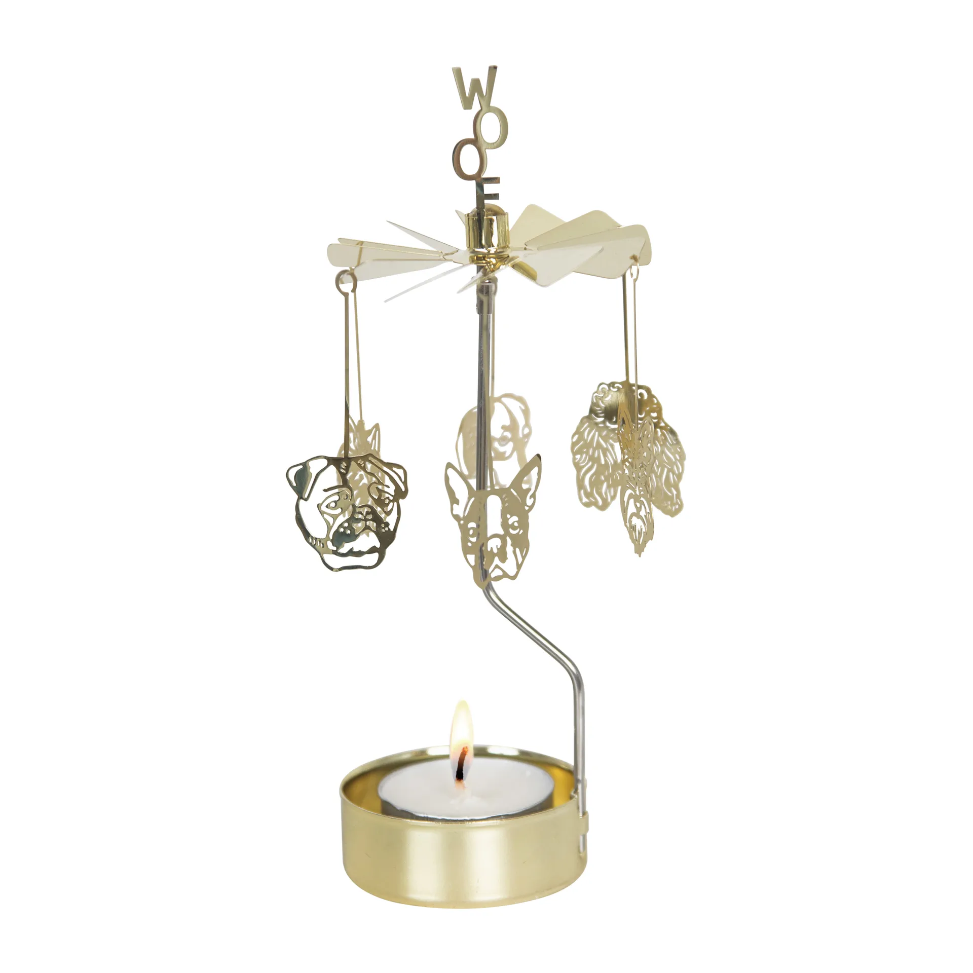 Pluto Design Hundefamilie englespil Guld