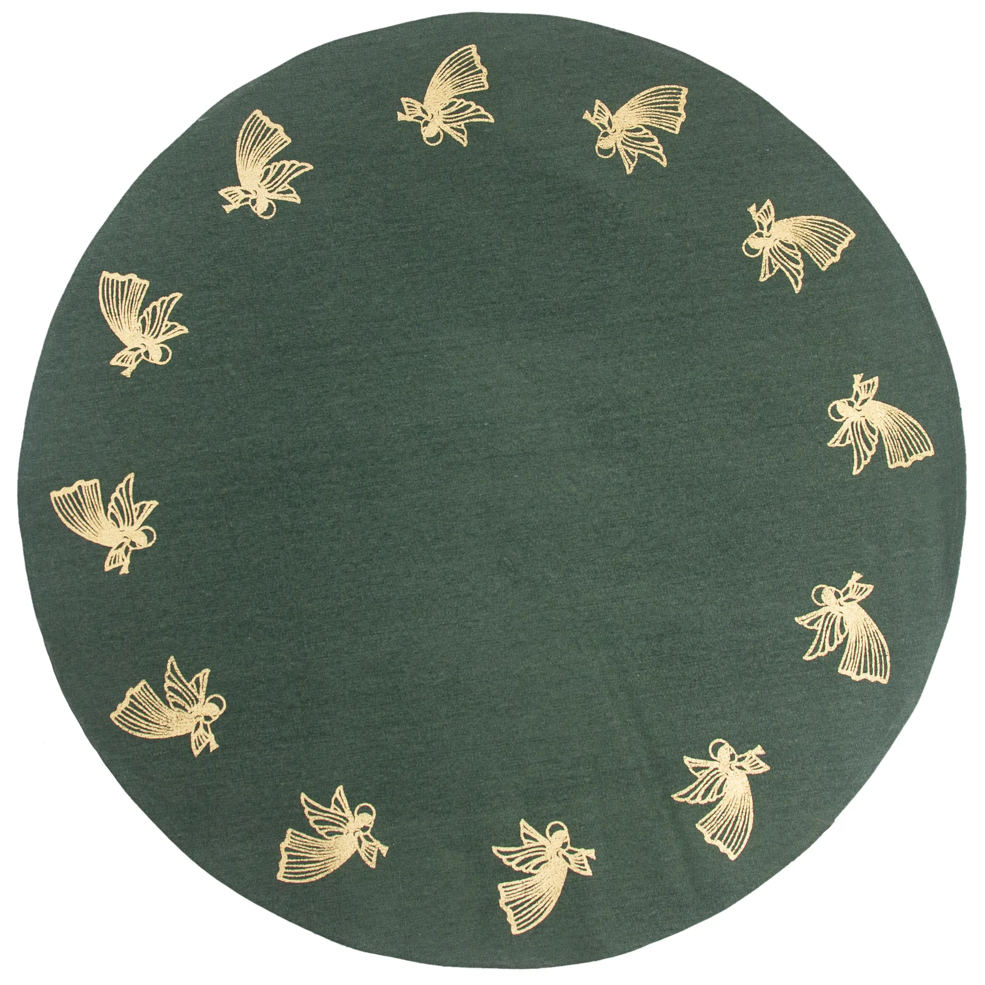 Pluto Design Jupe pour sapin de Noël avec anges volants Vert