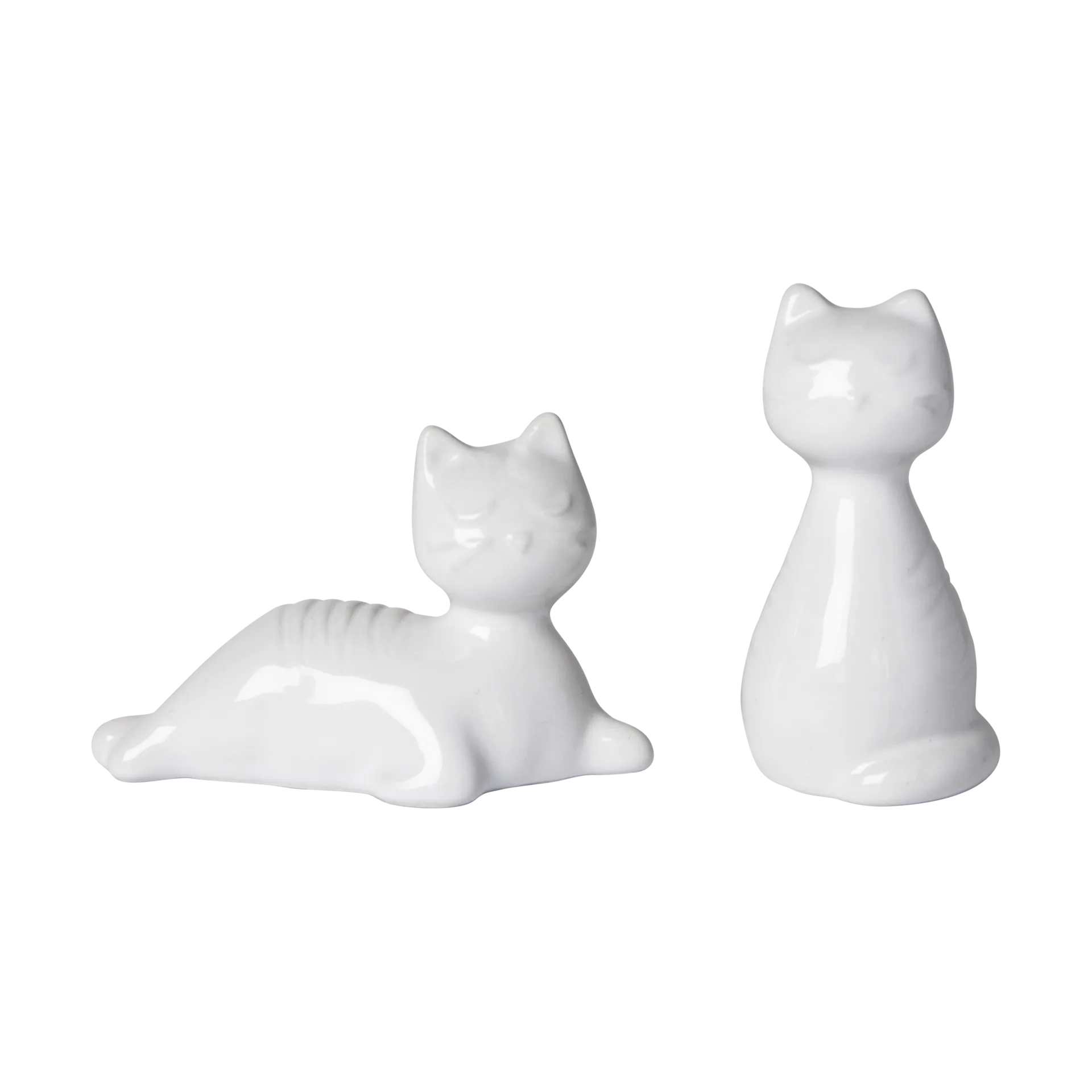 Pluto Design Kat salt & peberbøsse Hvid