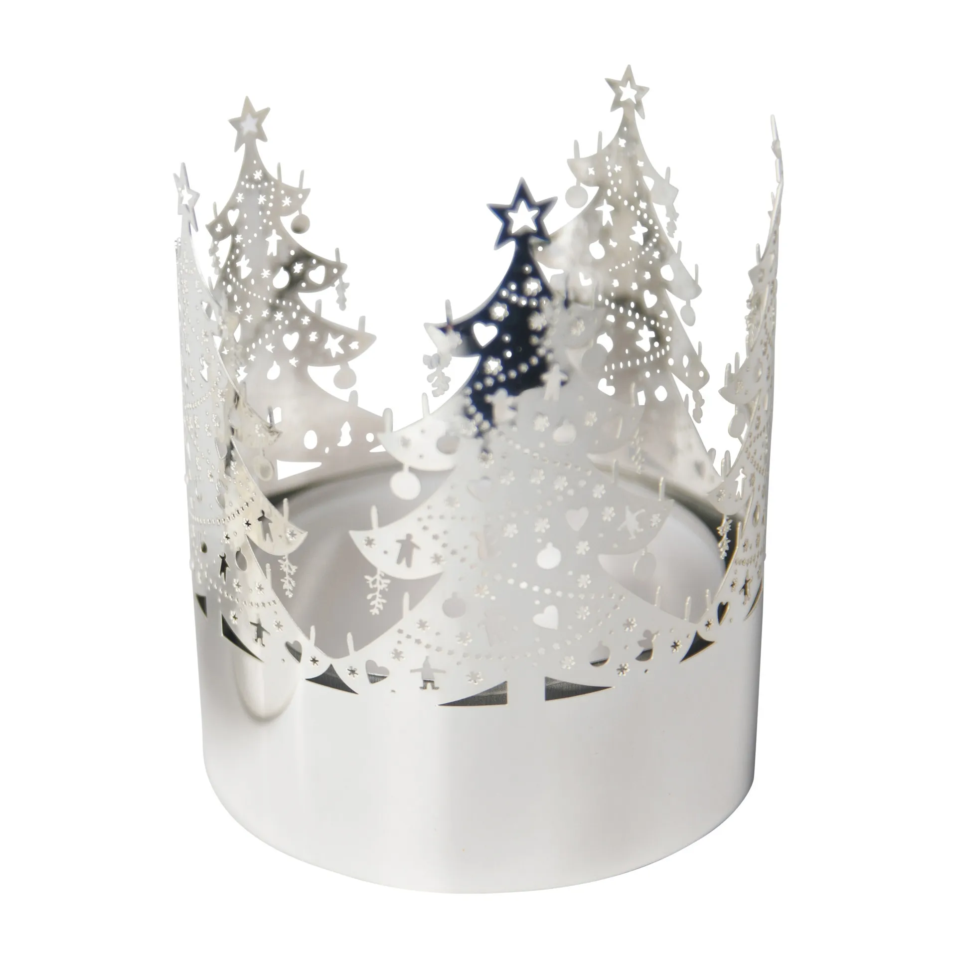 Pluto Design Lanterne médium Sapin Argent
