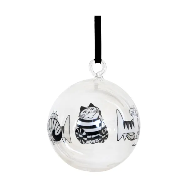 Lisa Larson katter julgranskula, White