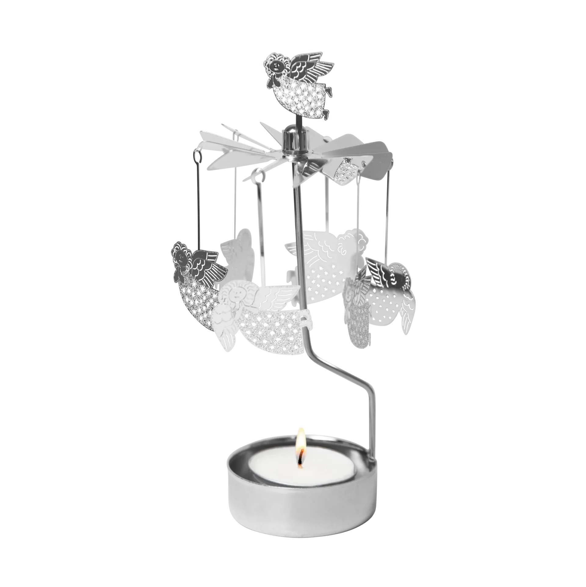 Pluto Design Mobile ange anges Lisa Larson Argent
