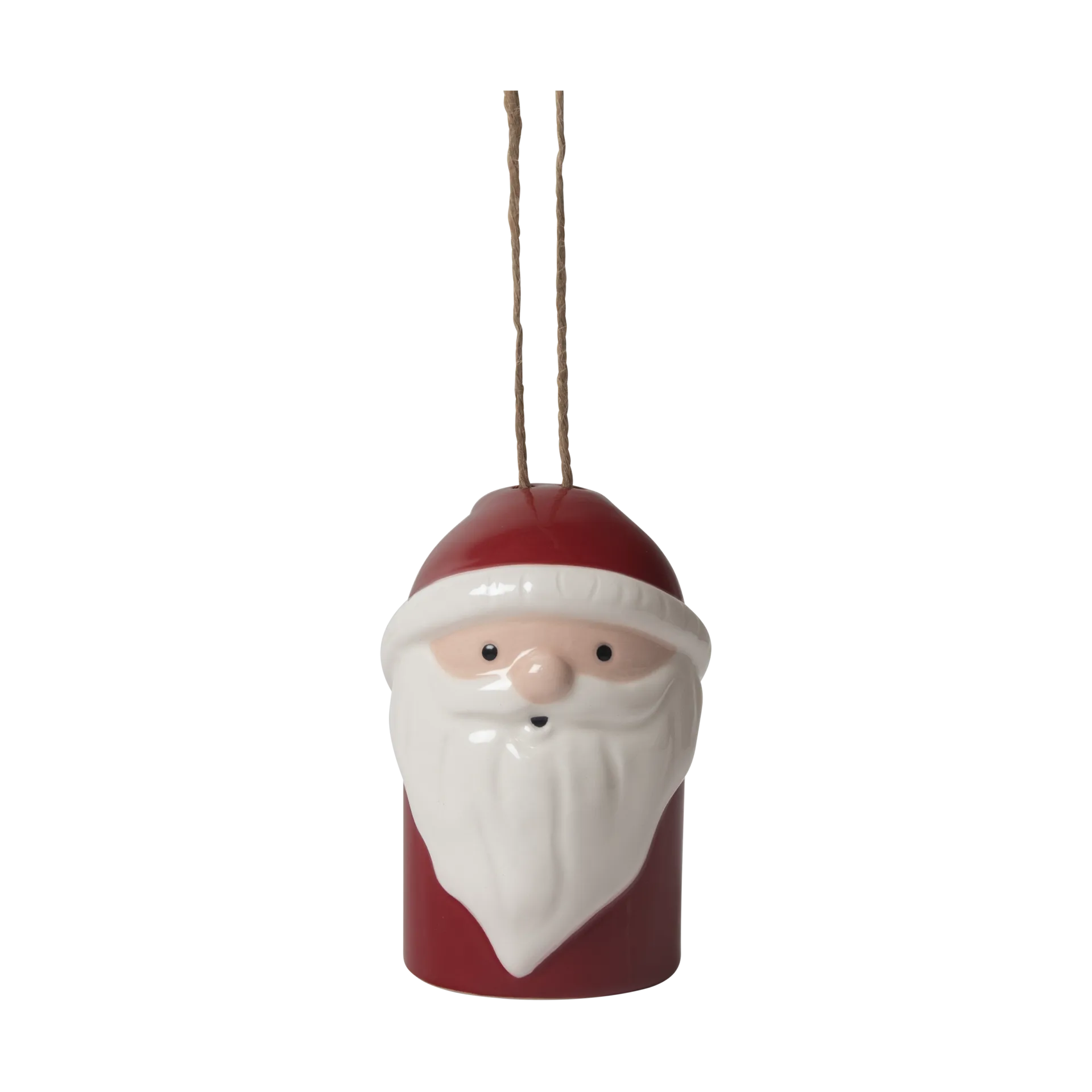 Pluto Design Nisse juletræspynt Rød/Hvid