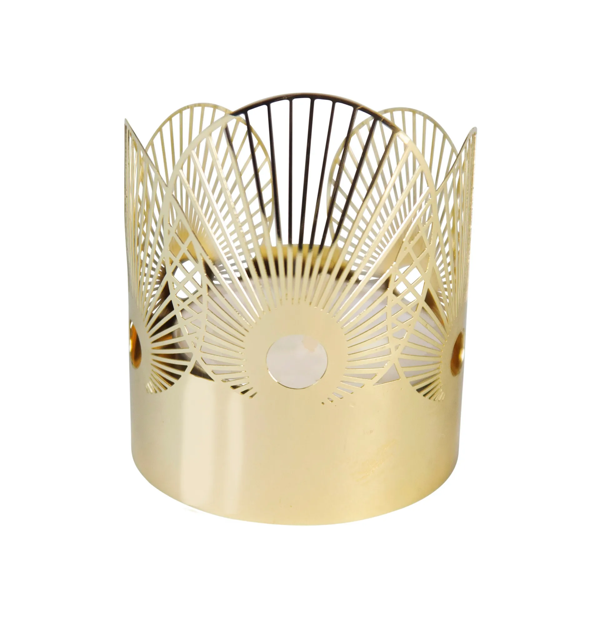 Pluto Design Sun fyrfadsstage mini Ø4,5 cm Guld